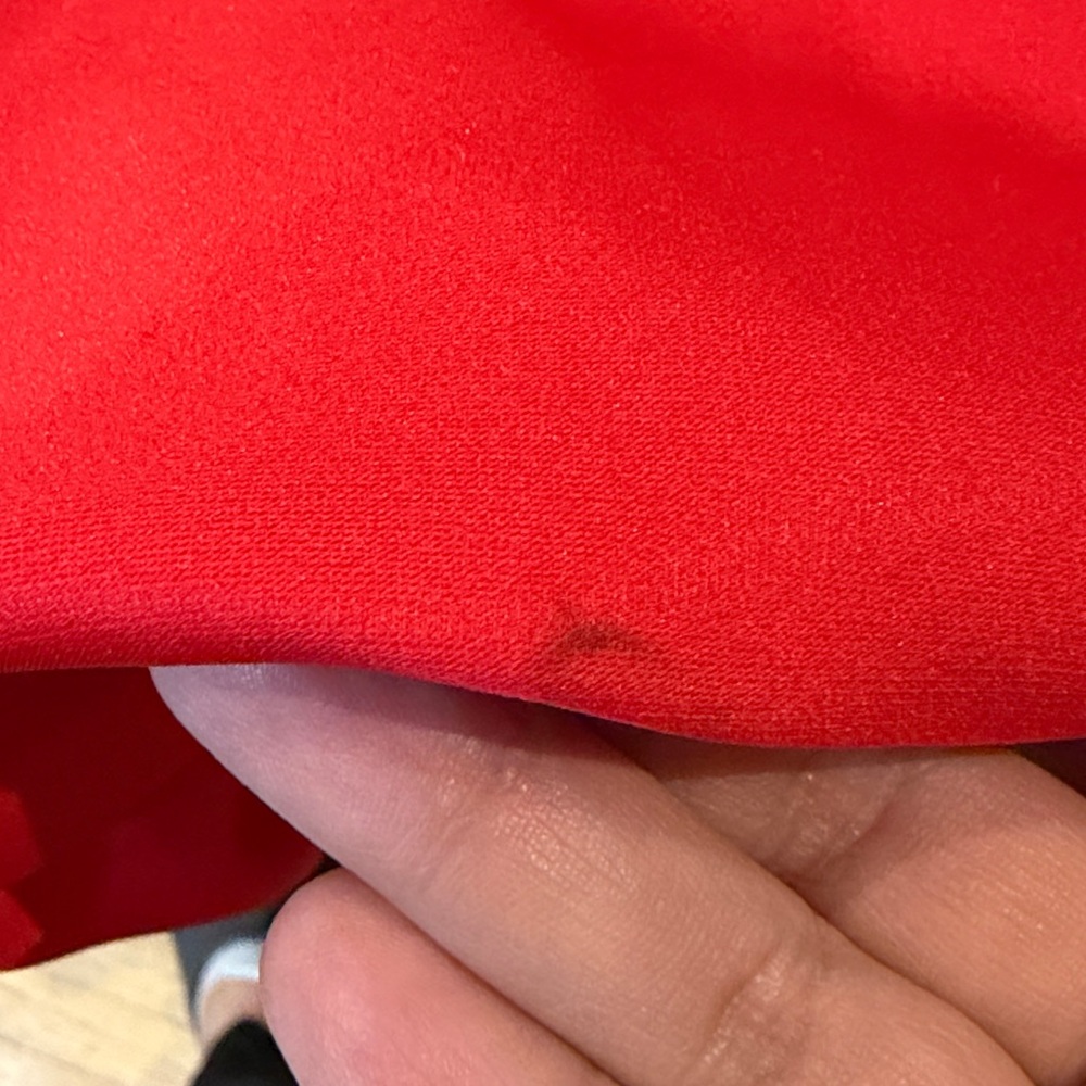 Mac Duggal Red Strapless Mini Dress With Rose Ruffle Detail NWT 20705 - Picture 16 of 16